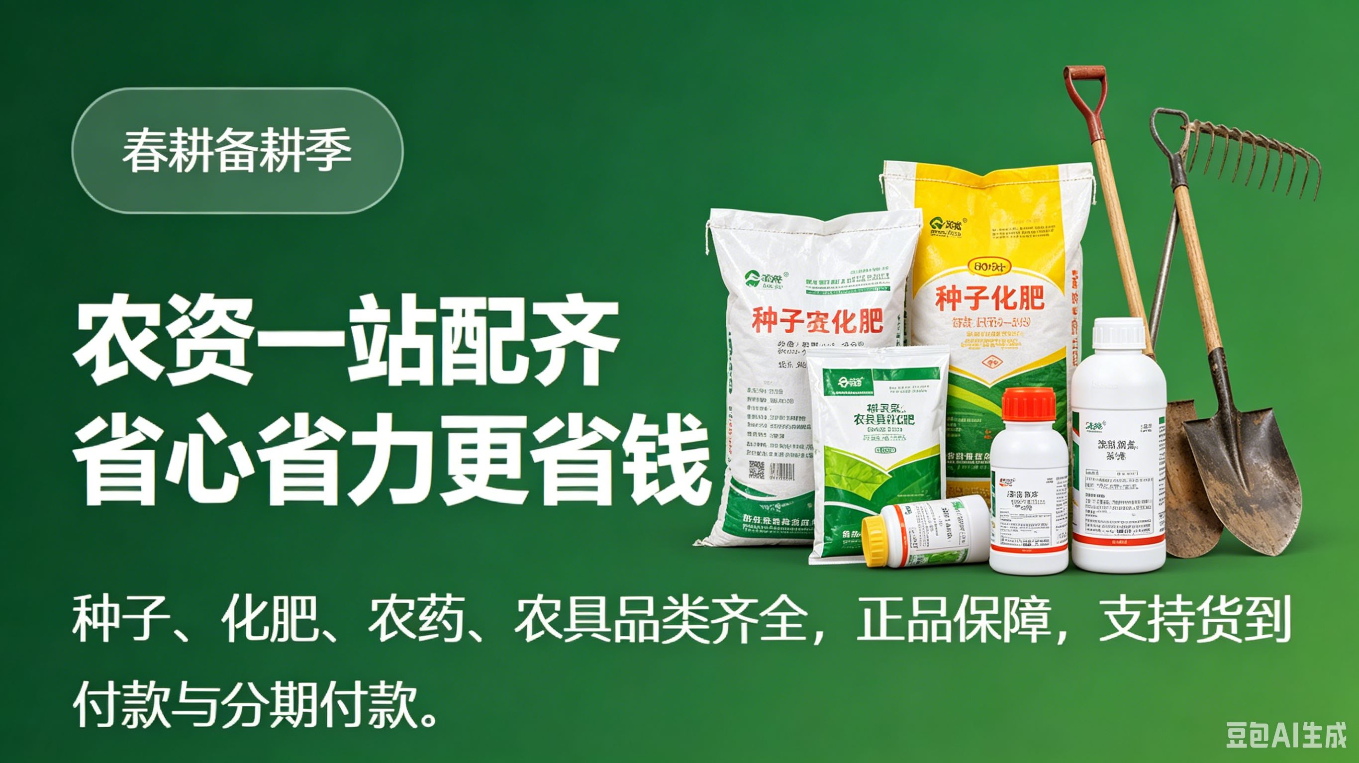 农资一站配齐
省心省力更省钱